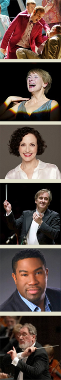 From top: Mahagonny at Komische Oper Berlin; Dagmar Manzel, Die sieben Todsuenden at Komische Oper Berlin; Bebe Neuwirth; James Conlon; Eric Owens; HK Gruber. From top: Mahagonny at Komische Oper Berlin; Dagmar Manzel, Die sieben Todsuenden at Komische Oper Berlin; Bebe Neuwirth; James Conlon; Eric Owens; HK Gruber.